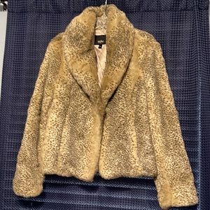 Massimo Faux Fur Coat, Large